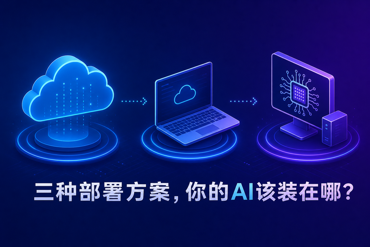 你的AI助手该装在哪？三种方案，三种活法