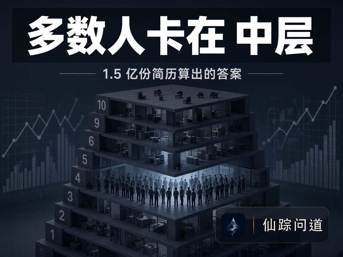1.5亿份简历得出：多数人卡在中层，跟工龄没关系